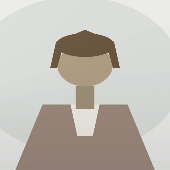 Portrait : une silhouette de face.