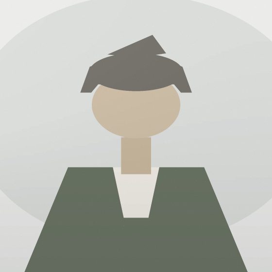 Portrait : une silhouette de face.