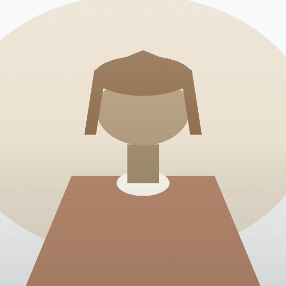 Portrait : une silhouette de face.