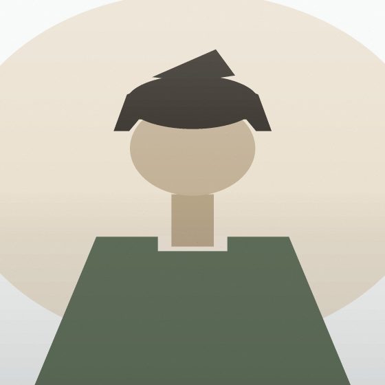 Portrait : une silhouette de face.