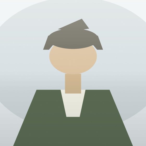 Portrait : une silhouette de face.